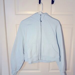 Lululemon Scuba Oversized Full Zip  Powder Blue XS/S